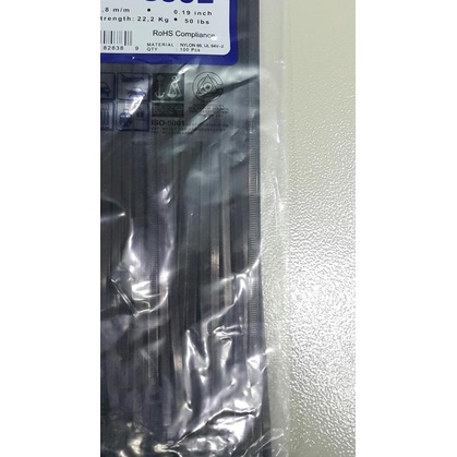 

™ Kabel Ties / Kabel Tis / Cable Tie CS 390 L HITAM 40 cm SIGMA ➧