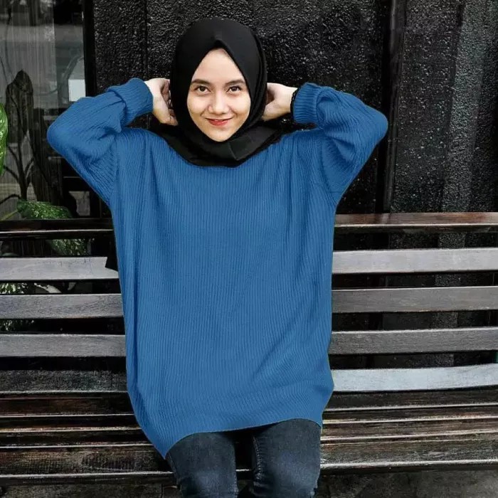 NAJAHSTORE / BOXI SWEATER / ATASAN RAJUT WANITA / SWEATER RAJUT / COD