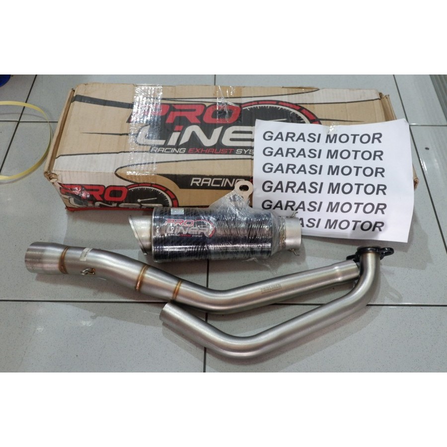 knalpot proliner tr1 carbon r15 v2 v3 cbr 150 gsx 150 original