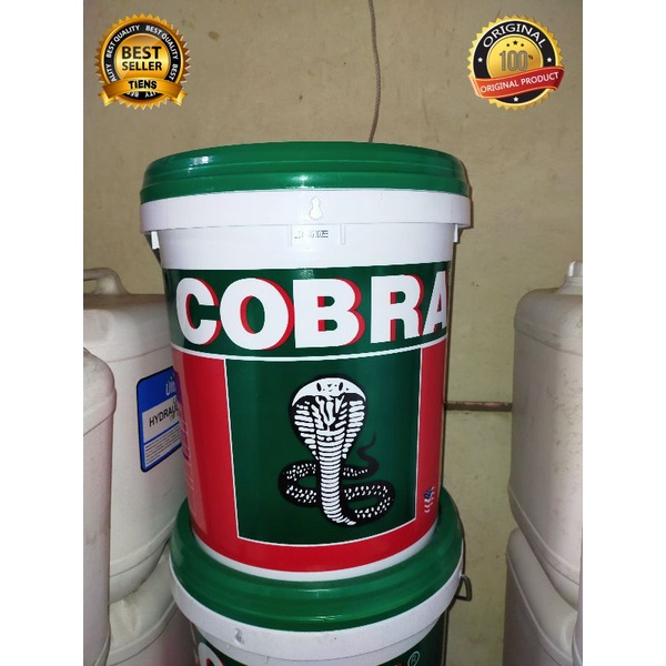 COBRA CHASSIS GREASE HIJAU NO 3 (15kg) / MINYAK GEMUK / GEMUK PELUMAS/ STEMPET COBRA 15kg