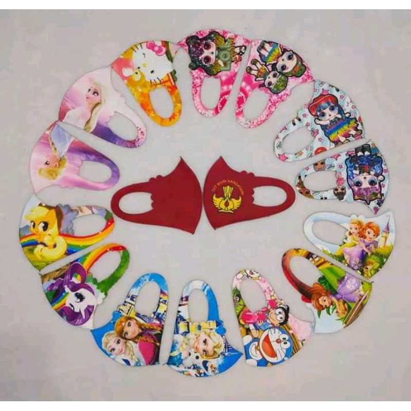 Masker Scuba anak (desain bebas/desa)