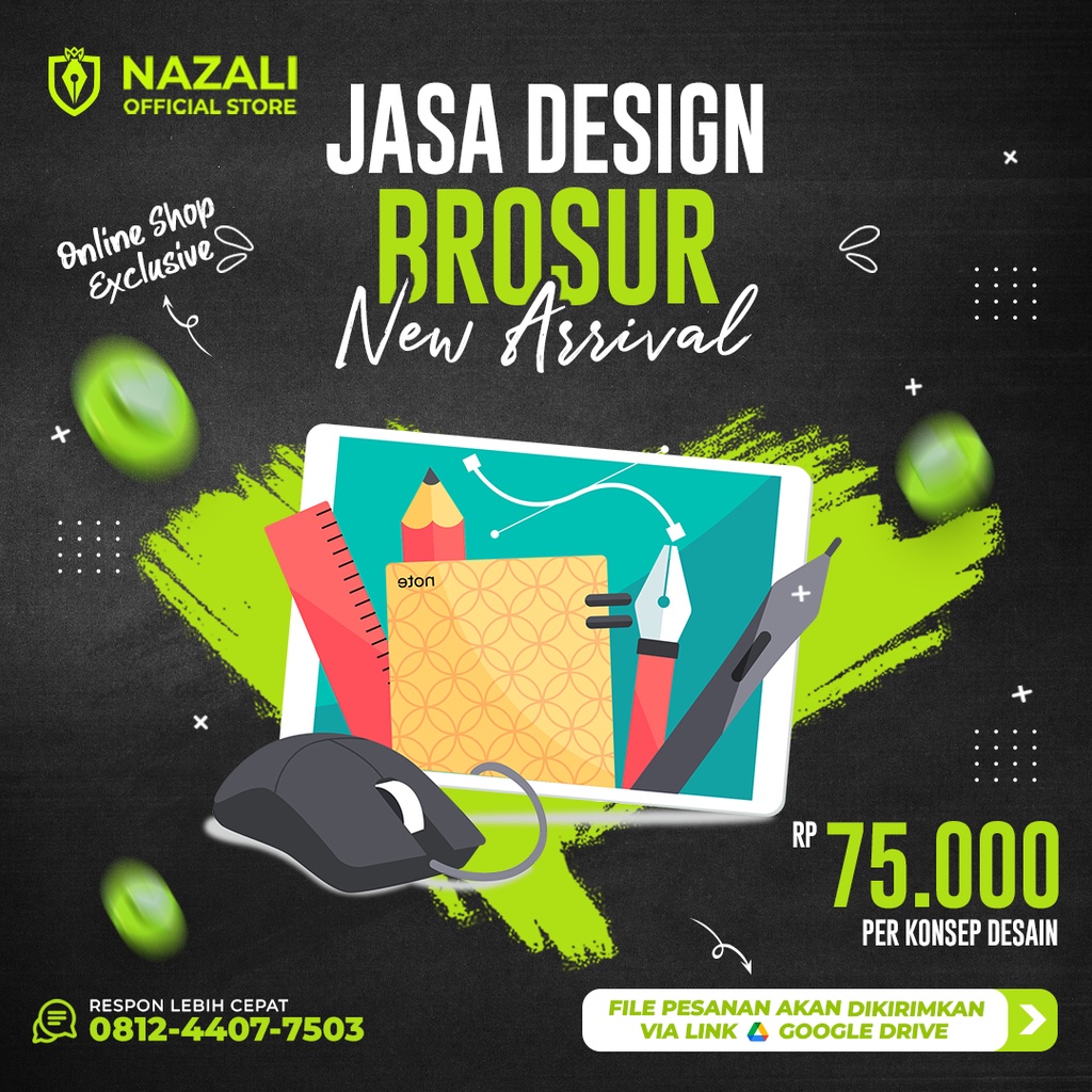 

JASA DESAIN BROSUR PERUSAHAAN / RESTO / GYM / KONVEKSI / DLL