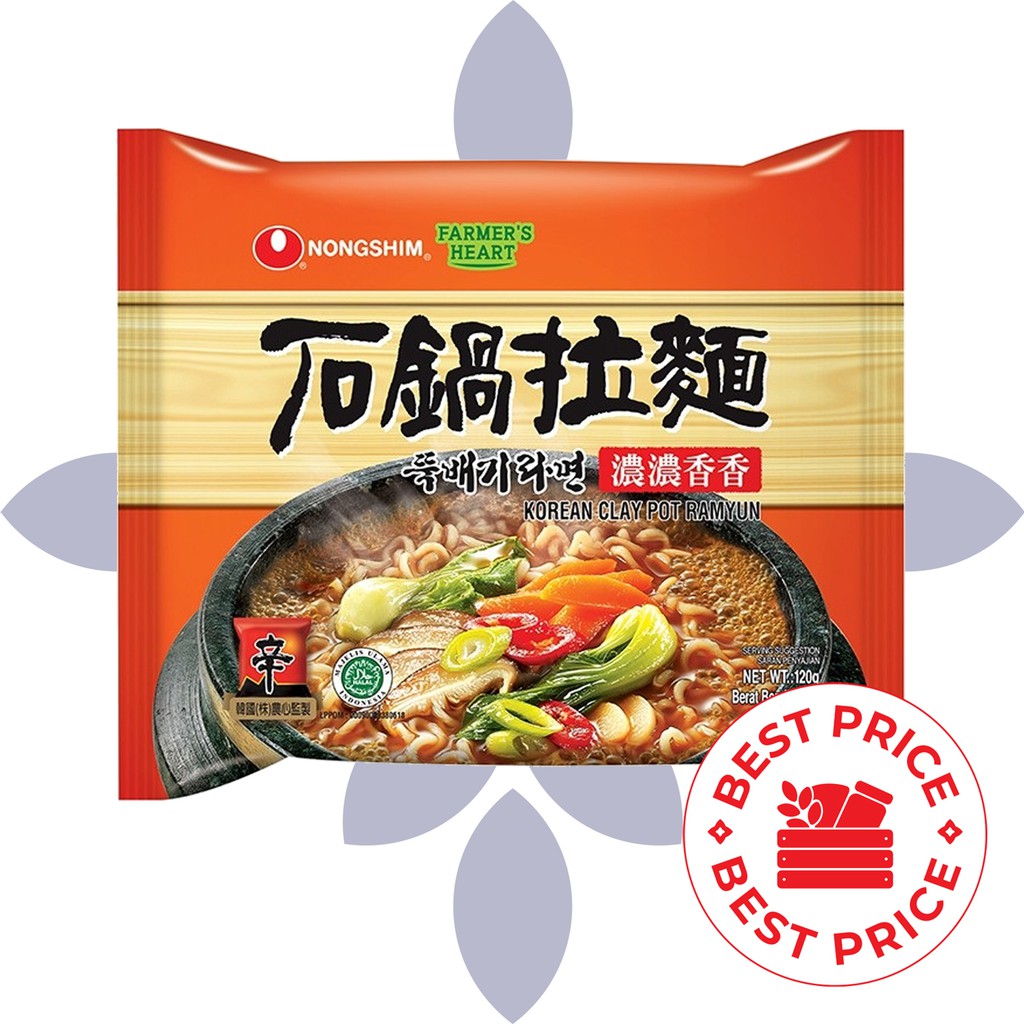 NONGSHIM - CLAY POT RAMYUN - 120 GR (MIE INSTAN KOREA)