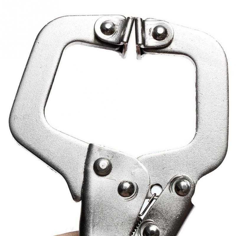 Penjepit Papan Tang Jepit C Clamp Swivel Pad Lock Grip