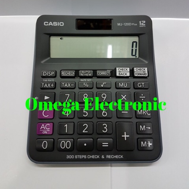 Casio Desktop MJ-120D Plus - Kalkulator Meja Office check correct MJ 120D Plus