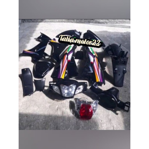 Cover body full set karisma D karisma x 125 plus lampu"