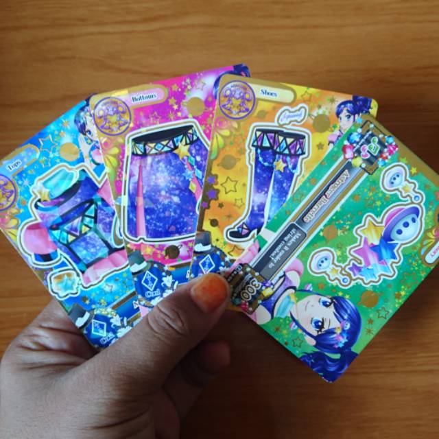 KARTU AIKATSU RARE CONSTELATION 'ASTROGER COORD' SET 4 CARD