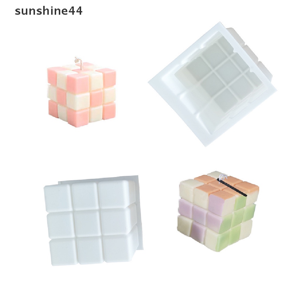 Sunshine Cetakan Lilin / Es Batu 3D Handmade Bahan Silikon Anti Lengket