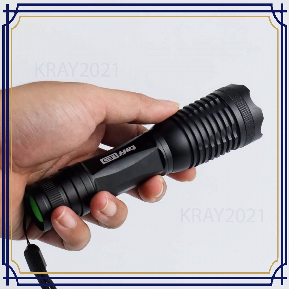 TaffLED Senter LED Tactical Cree XM-L T6 8000 Lumens - F18