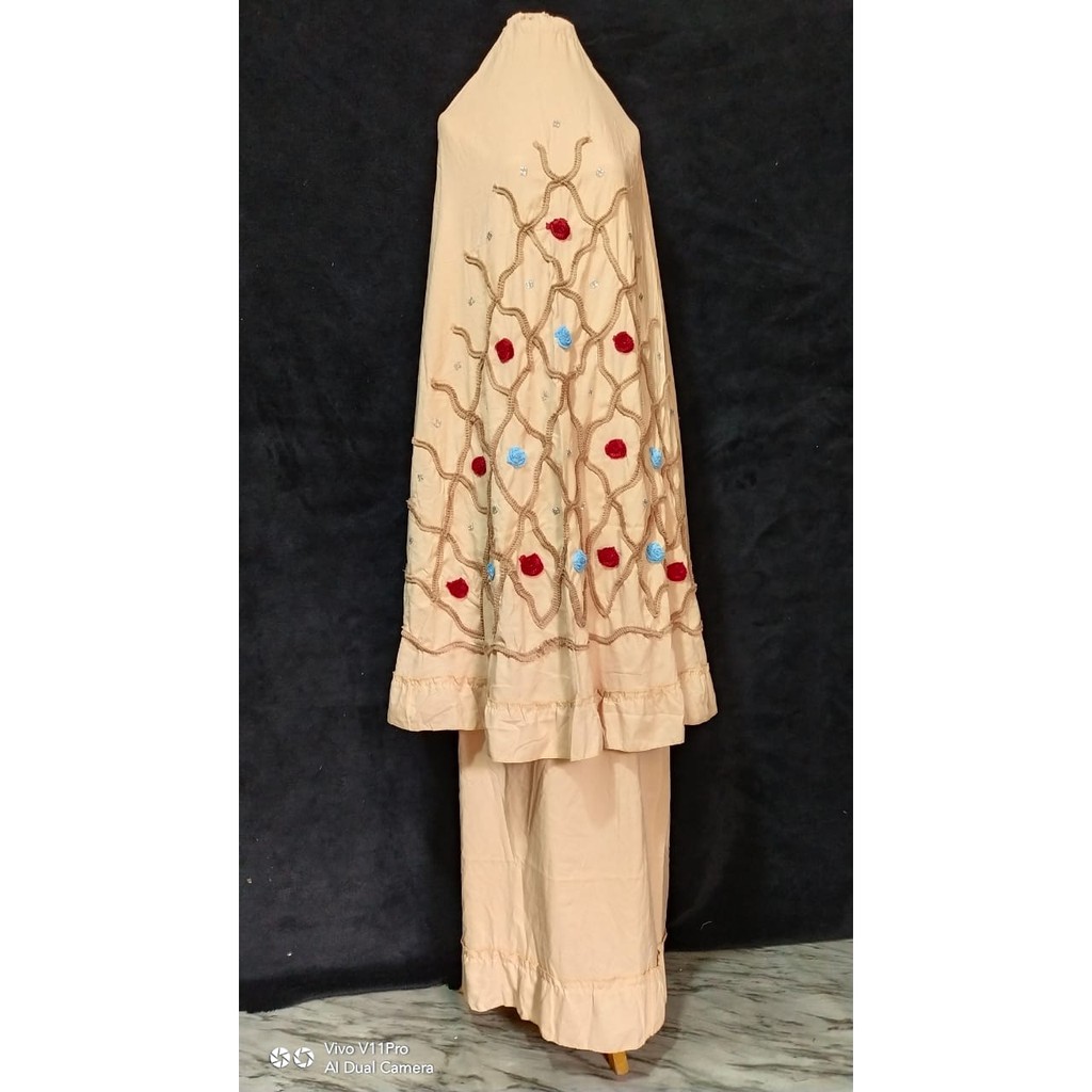 Mukena alesya punggung remple/mukena dlusia lolipop warna/bisaa bayar ditempat/COD