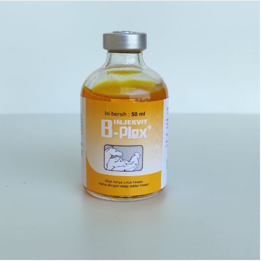 INJEKVIT B-PLEX 50 ml vitamin hewan besar sapi kambing dll | Vitamin B Komplex Hewan