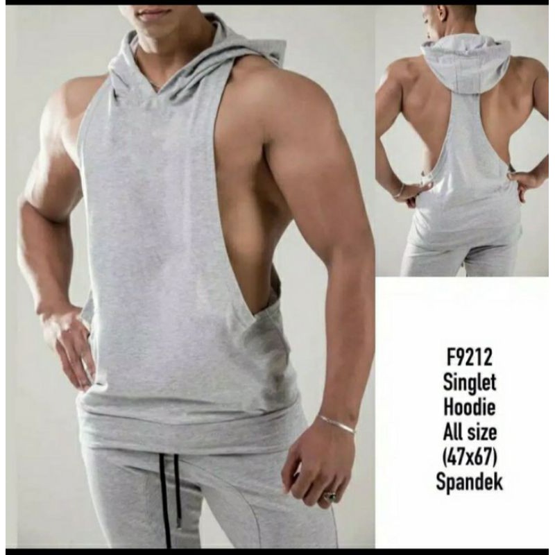 pakaian olahraga pria / baju kaos fitnes gym / kaos singlet / pakaian dalam / lekton pria original