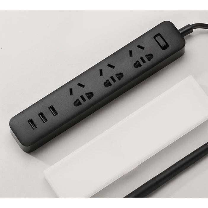 Xiaomi Mi Smart Power Strip 3 Plug dengan 3 USB Port 2A - XMCXB01QM (ORIGINAL)