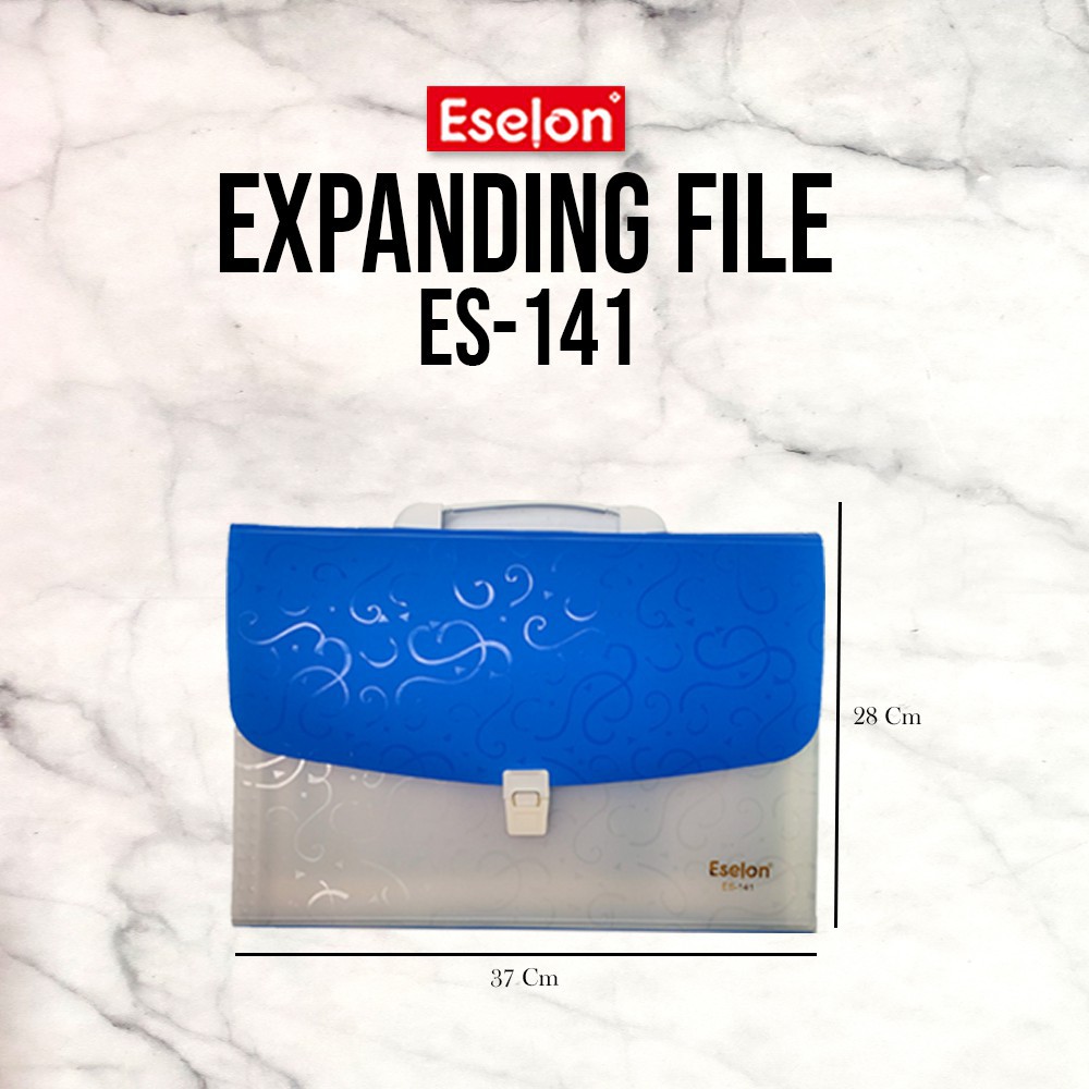 

MAP TAS PLASTIK / Expanding file dengan handle dan knob / Expanding File ES141 PERALATAN KANTOR