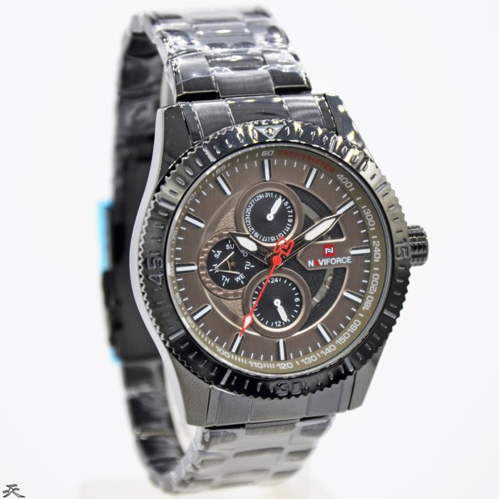 JAM TANGAN PRIA NAVIFORCE NF9140K CHRONO ACTIVE ORIGINAL
