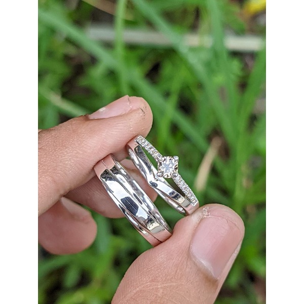 cincin couple (cincin nikah) berlian