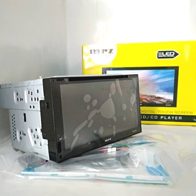 Head Unit Double Din MRZ RZ-6915 Full Glass Panel/Full HD/Mirror Link (Auto Link) GARANSI RESMI