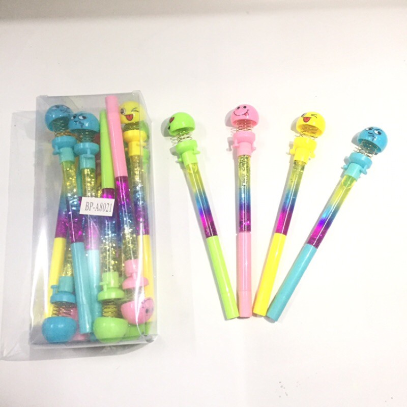 

Bolpoin boneka glitter air promo