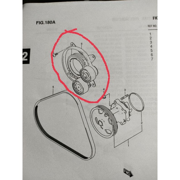 tensioner assy vanbelt suzuki ertiga diesel