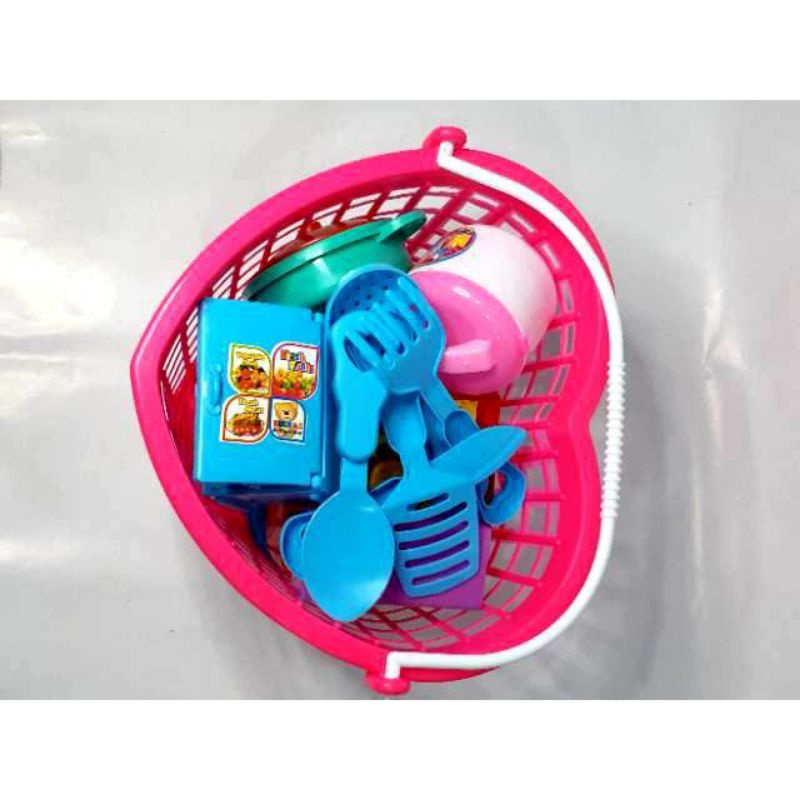 Mainan Anak wjs 221 Cooking set Masak masakkan anak perempuan