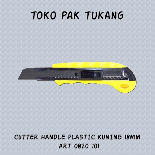 

Cutter Handle Plastic Kuning 18 mm Hasston 0820-101