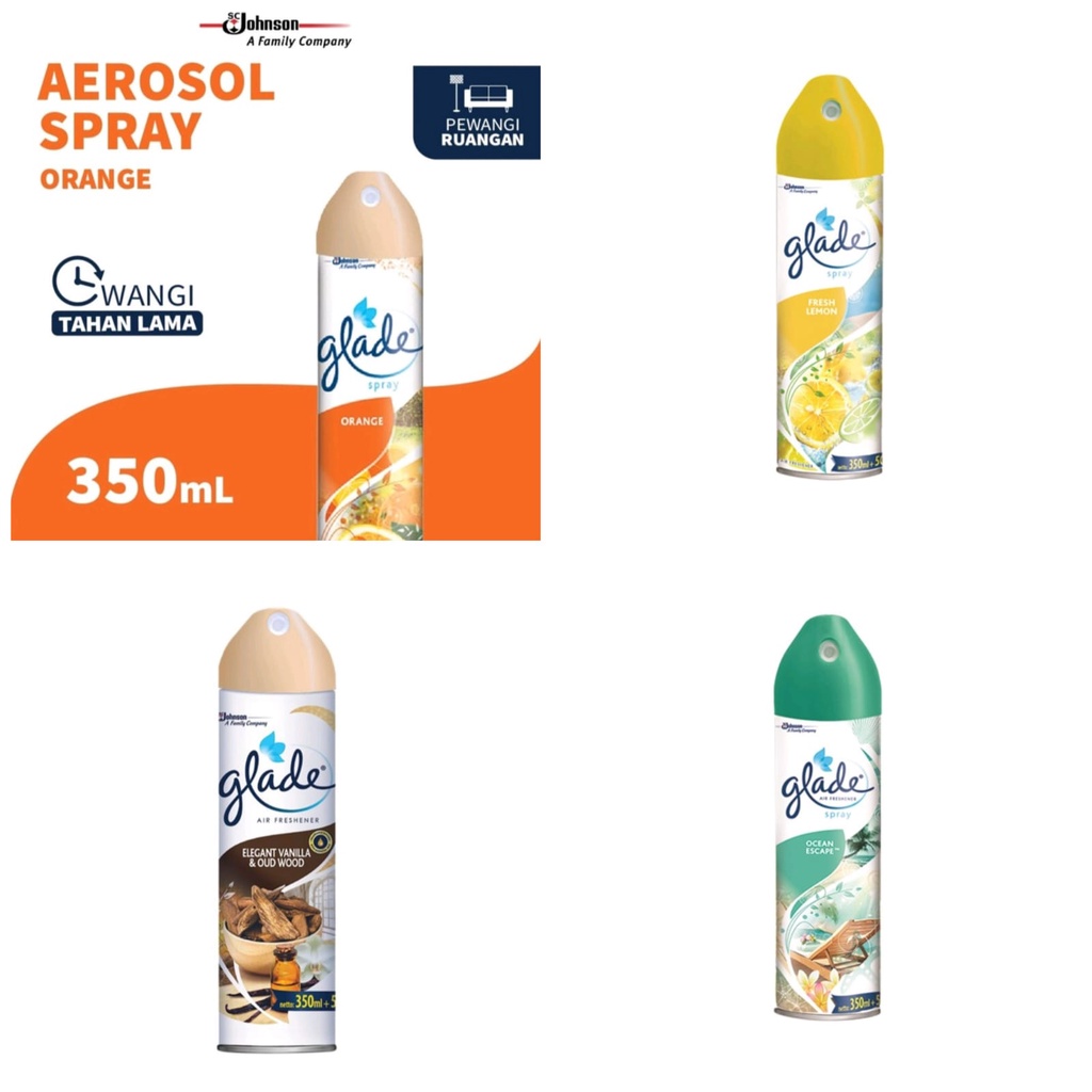 Glade Aerosol Pengharum Ruangan 350 ml + 50 ml