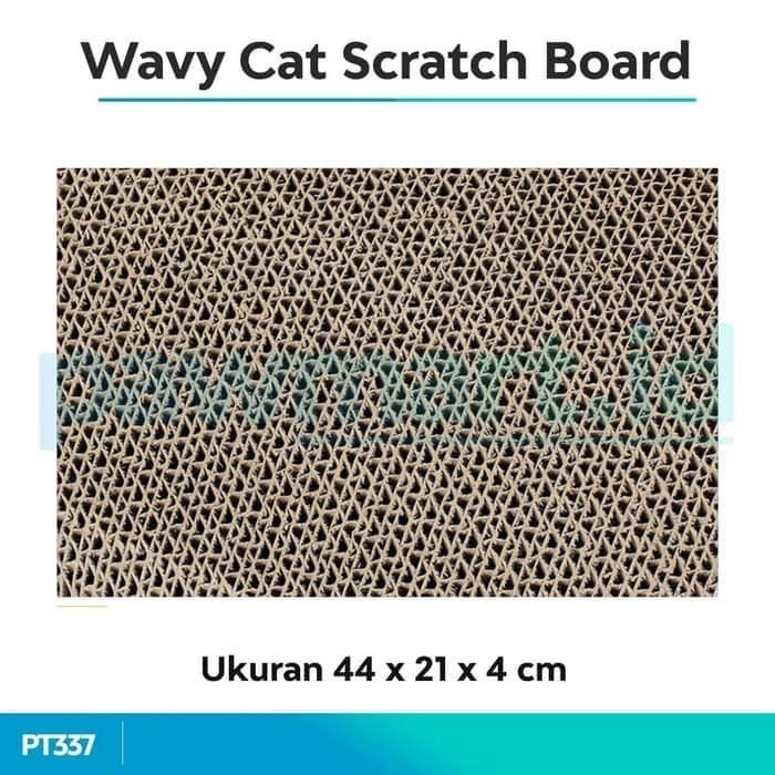 ORIGINAL GARANSI 1 BULAN KERUSAKAN WAVY Cat Scratch Board dog