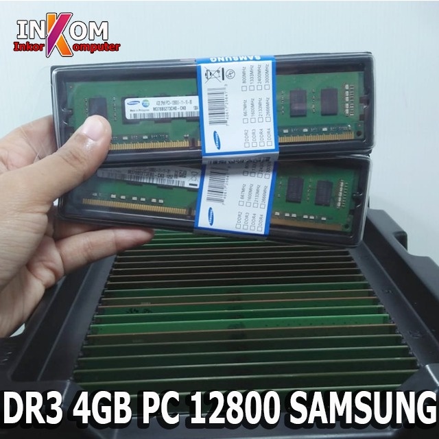RAM MEMORY PC KOMPUTER DDR3 4GB SAMSUNG /HYNIX