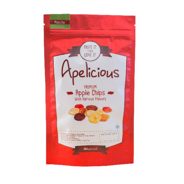 Keripik apel rasa Apelicious / snack oleh-oleh Malang / kripik