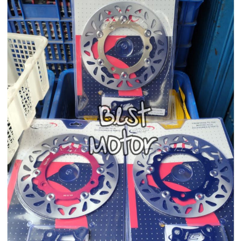 Piringan Cakram Depan KTC Floating Yamaha Nmax ukuran 244mm plus breket Full CNC