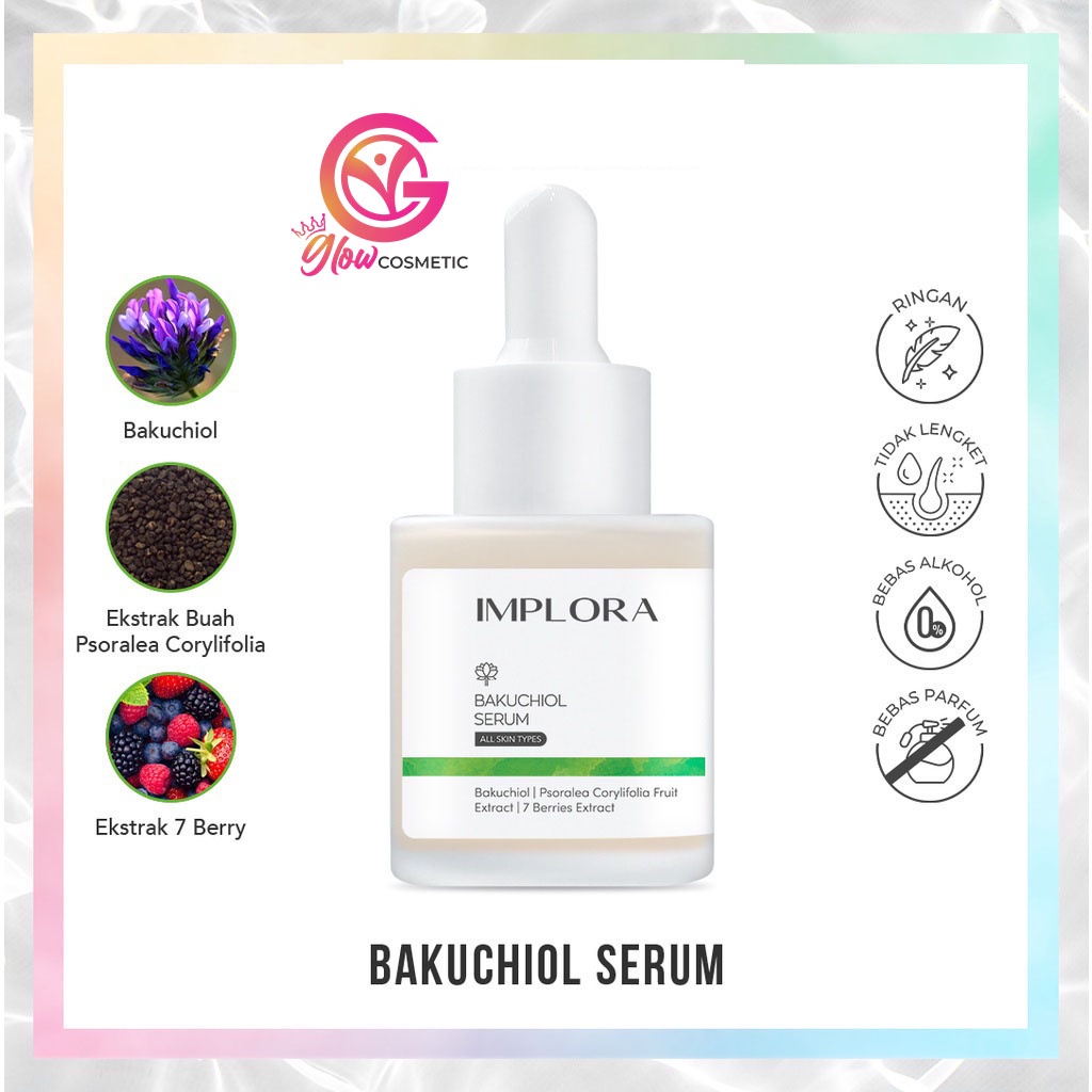 IMPLORA BAKUCHIOL SERUM ALL SKIN TYPES 20ML -GC