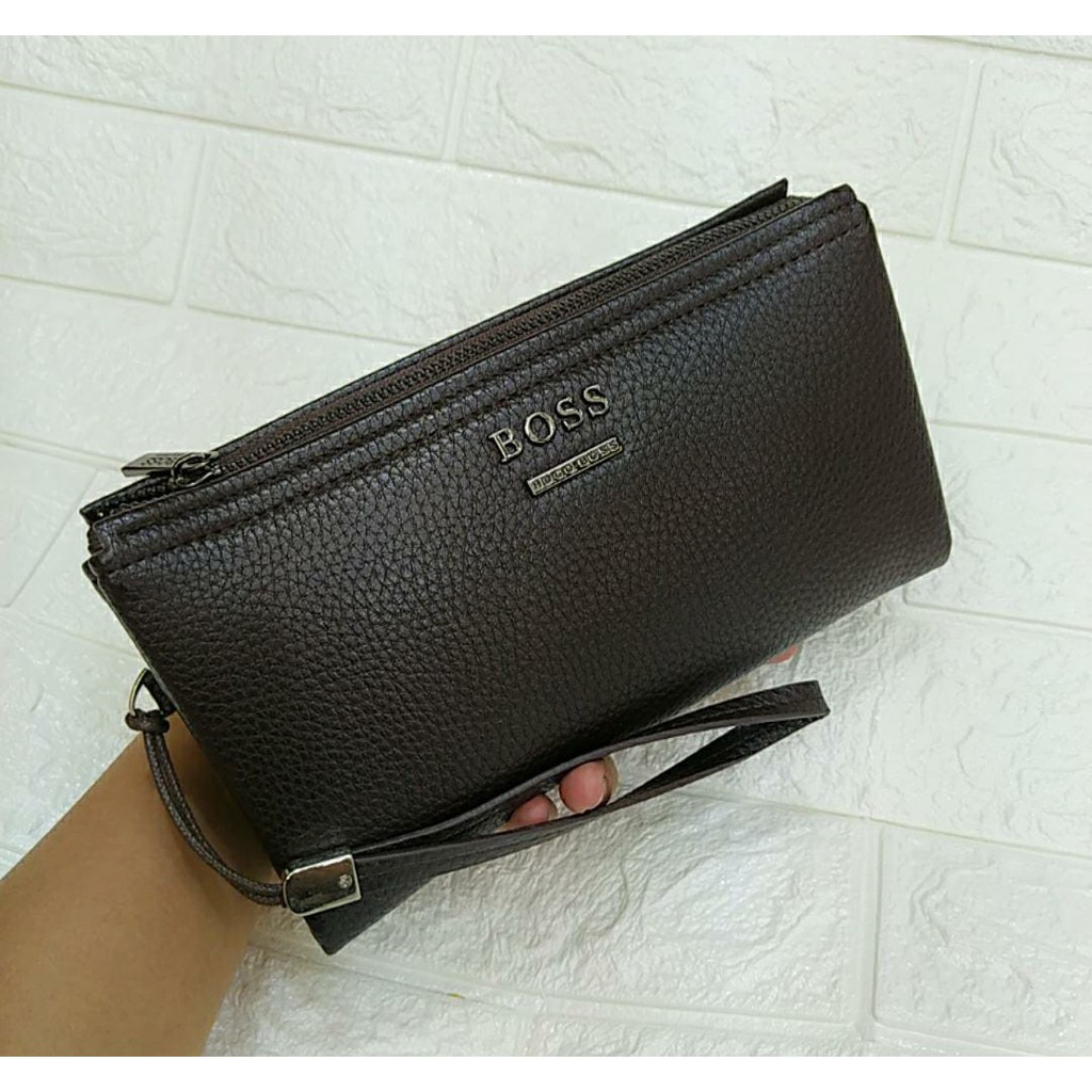 Clutch/Handbag Pria kulit import