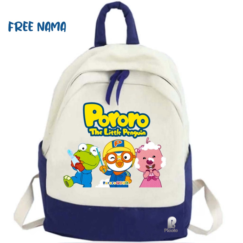 Tas Sekola Anak-anak SD Tas Backpack pororo the little penguin