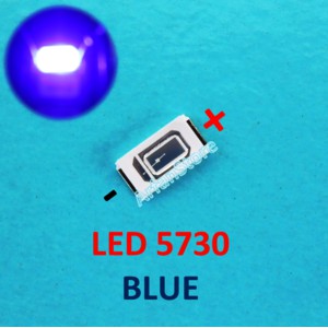 SMD Chip 50pcs LED 5730 Blue Lampu Cahaya Biru