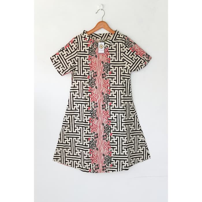 Dress imlek Dress IMLEK Batik - Black Murah
