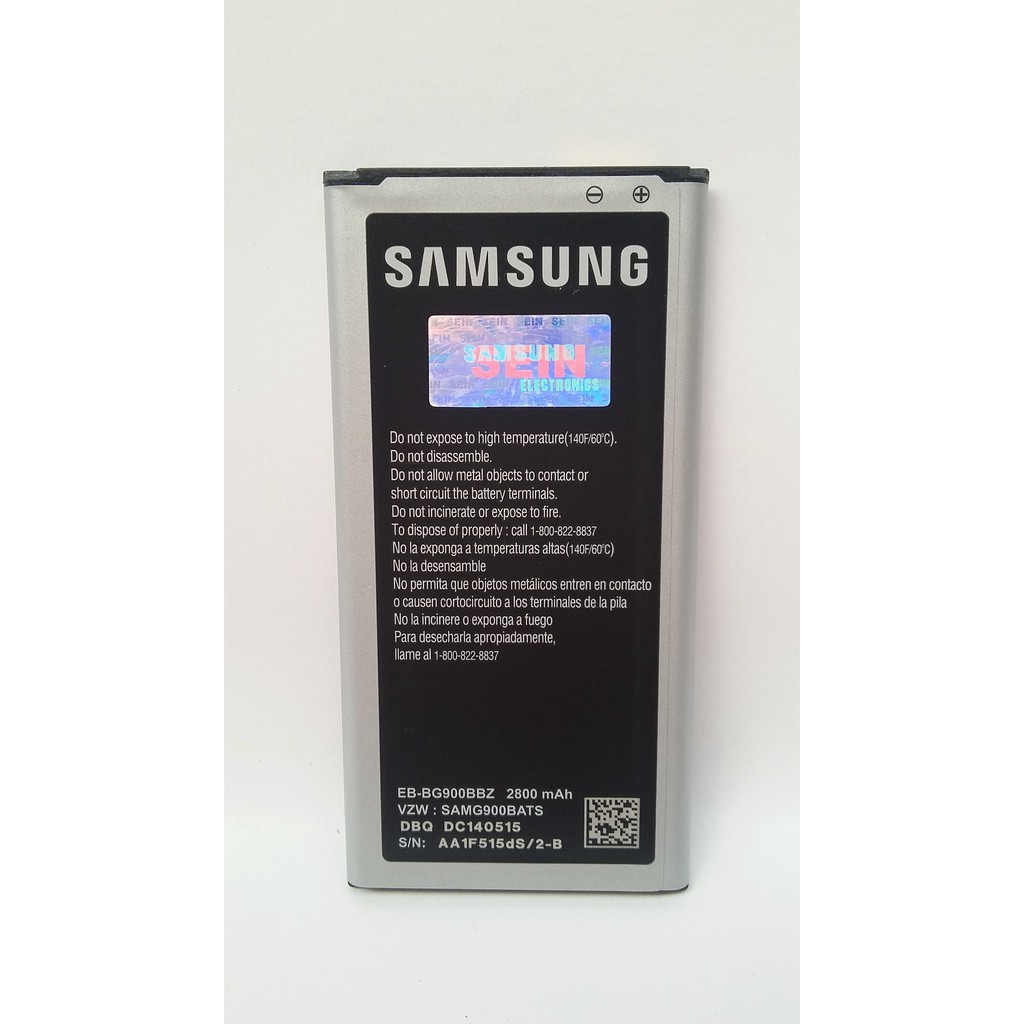 Baterai Samsung S5 / I9600 Original 100% SEIN / Baterai Batre Samsung Galaxy S5 Oryginal 100%