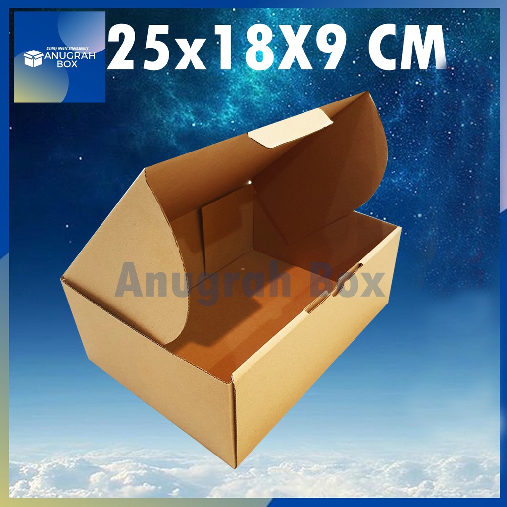 

Kardus box 25x18x9 cm (ECER) Diecut dus brownies pizza donut packing toples baju kue hampers giftbox