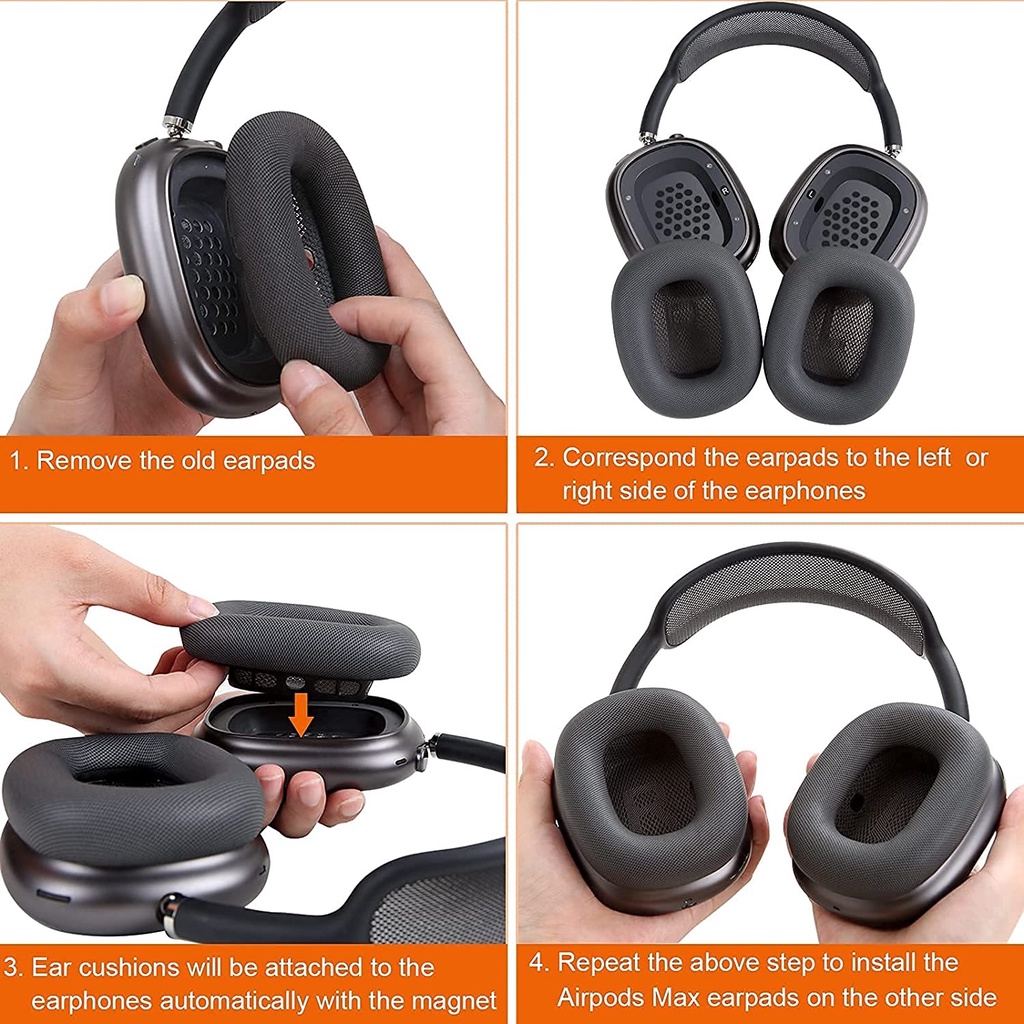 WIWU APM Ear Cushion - Pengganti Busa Telinga Ear Pad AirPds Max