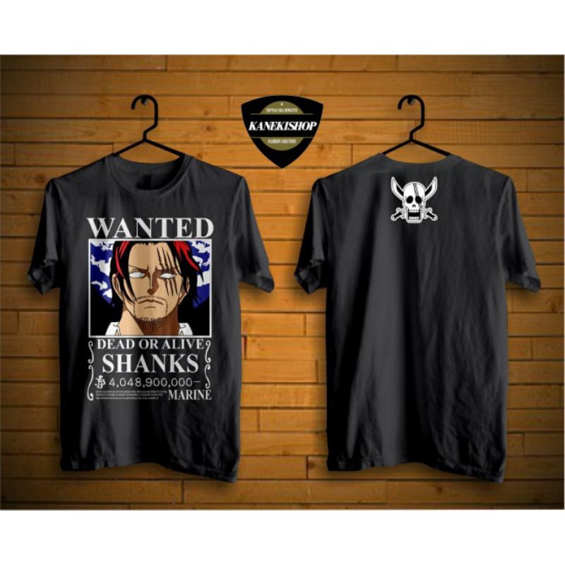 Kaos Anime One Piece - Shanks Wanted