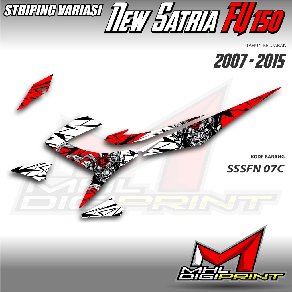 STRIPING VARIASI NEW SATRIA FU 150 - SATRIA FU FACELIFT / FU 150 - SSSFN 07