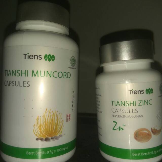 Tiens Obat Herbal Untuk Stamina Pria 1 Muncord + 1 Zinc