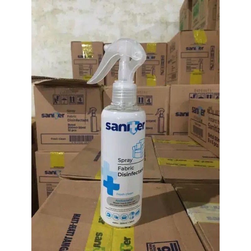 saniter spray fabric disinfectant fresh clean