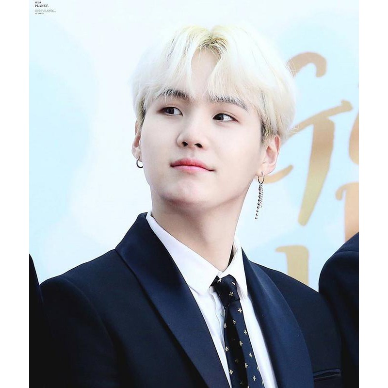 [Bayar Di Tempat]1Pc Anting Gantung Rantai Model KPOP BTS SUGA