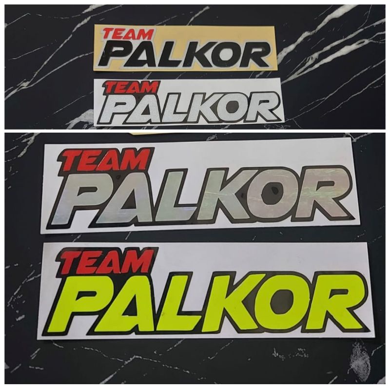STICKER TEAM PALKOR CUTTING