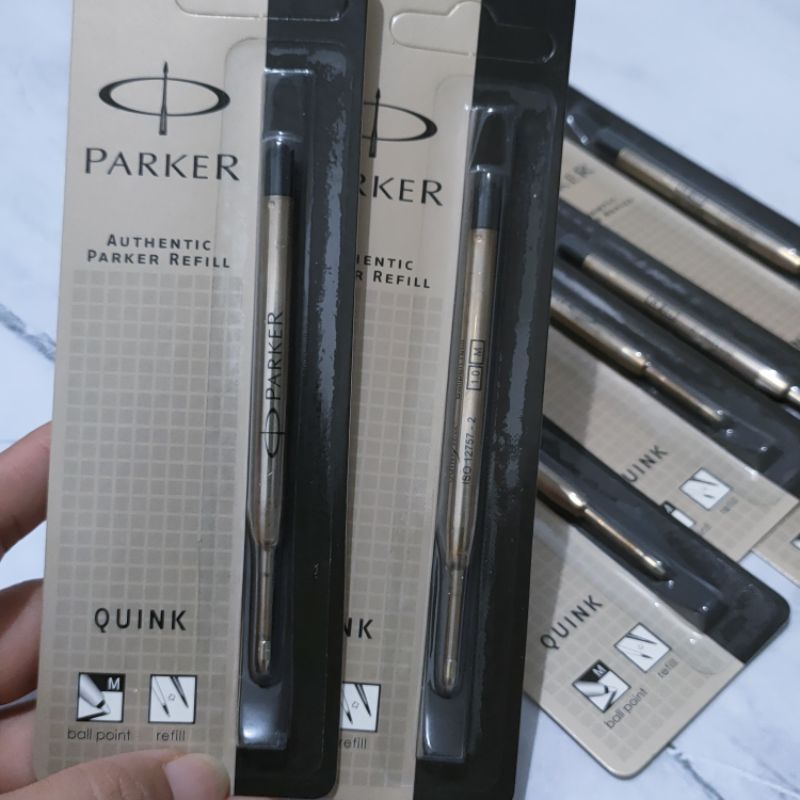 Refill Parker ORIGINAL BallPen | Isi Ulang Pulpen Parker BP | Warna Tinta Hitam