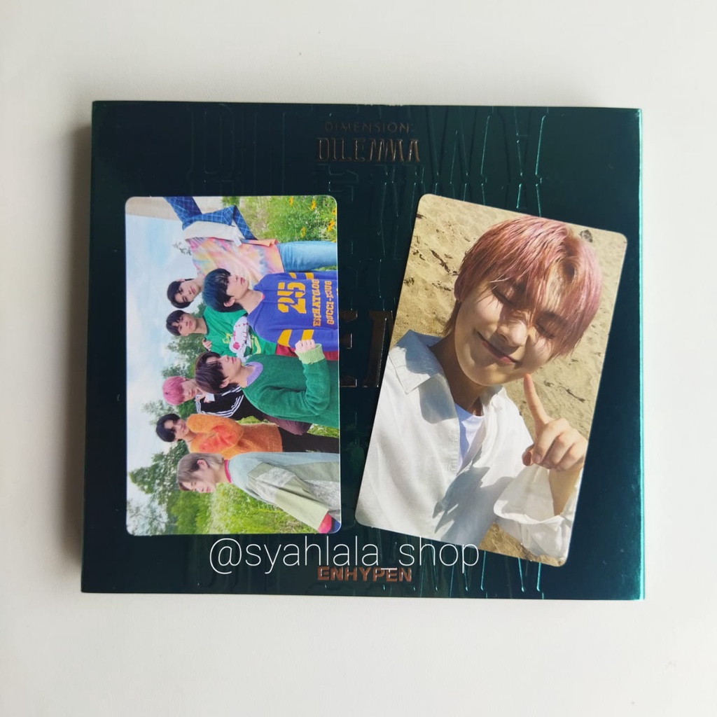 Album Enhypen Dimension Dilemma Essential ver Unsealed PC Sunoo Tuspi Tusuk Pipi