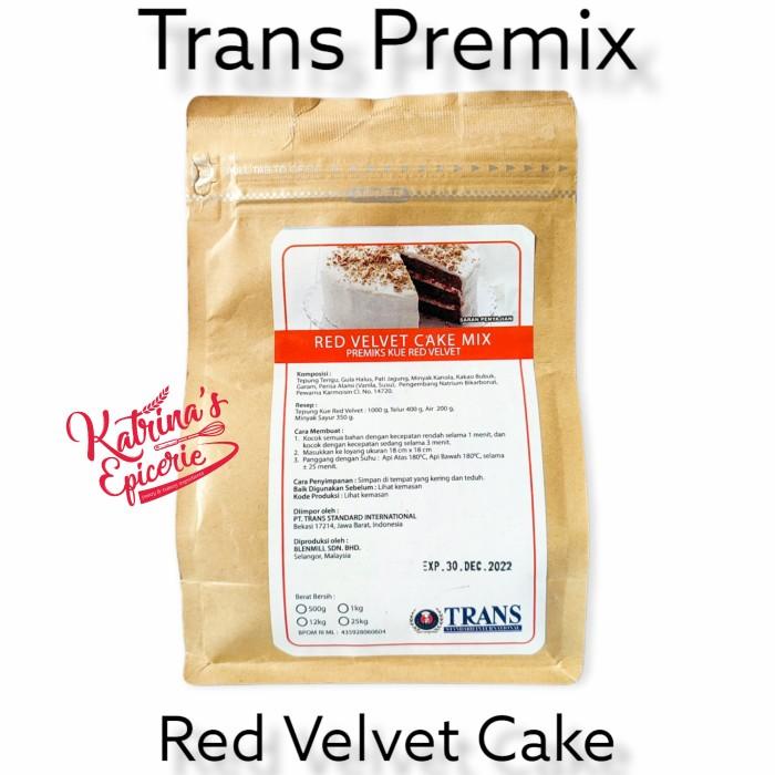 

Tepung Trans Red Velvet Cake Mix 500 Gram Tepung Premix Kue