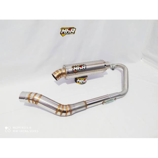 Knalpot MHR RACING ORIGINAL VIXION,CBR,FU,SONIC,R15,CB150R, DLL.