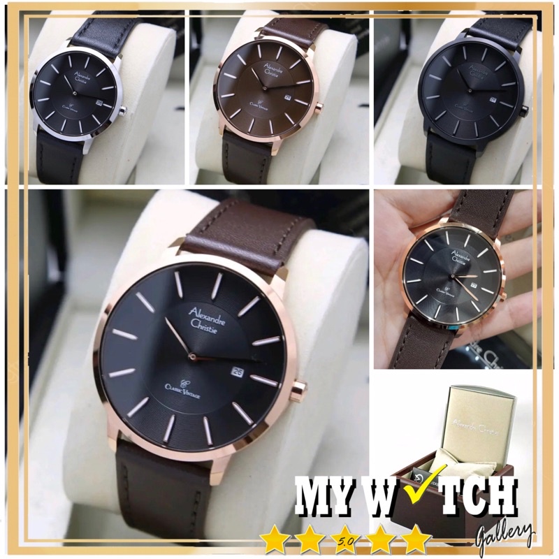 Jam Tangan Alexandre Christie / Alexander Pria AC 8653 MD Original Diameter 4,1 cm