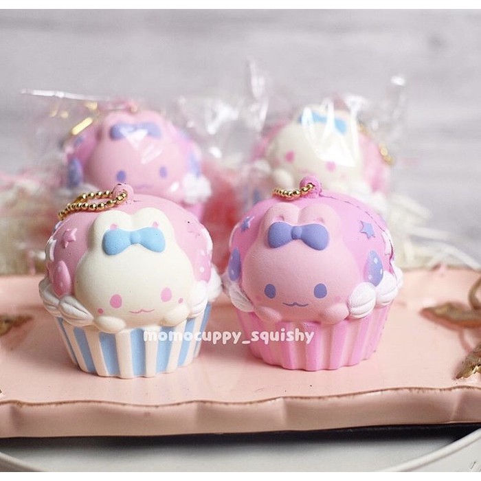 Squishy licensed rabbit cupcakes mini by mother garden